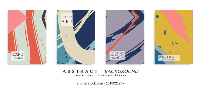 Abstract universal grunge art texture, web header template. Collage page, design for card, invitation, brochure brush strokes style, banner idea, book cover, booklet print, flyer sheet a4
