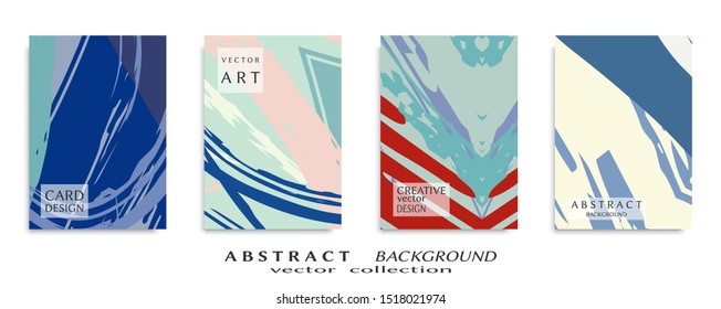 Abstract universal grunge art texture, web header template. Collage page, design for card, invitation, brochure brush strokes style, banner idea, book cover, booklet print, flyer sheet a4