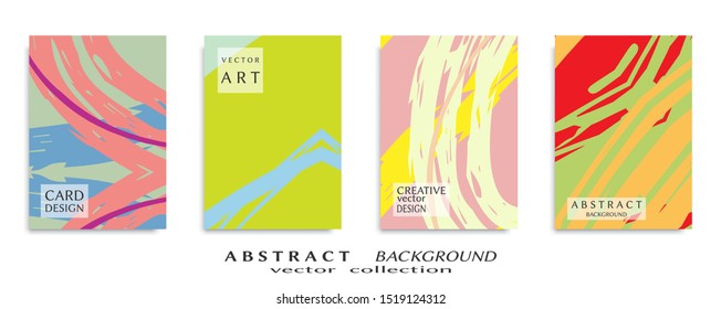 Abstract universal grunge art texture, web header template. Collage page, design for card, invitation, brochure brush strokes style, banner idea, book cover, booklet print, flyer sheet a4