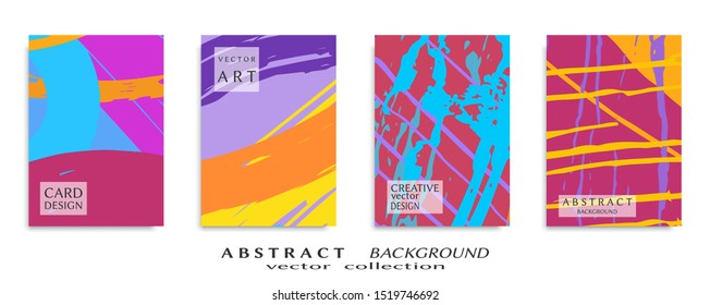 Abstract universal grunge art texture, web header template. Collage page, design for card, invitation, brochure brush strokes style, banner idea, book cover, booklet print, flyer sheet a4