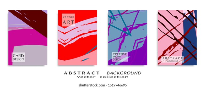 Abstract universal grunge art texture, web header template. Collage page, design for card, invitation, brochure brush strokes style, banner idea, book cover, booklet print, flyer sheet a4
