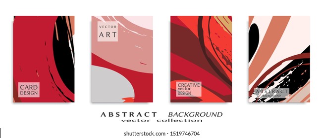 Abstract universal grunge art texture, web header template. Collage page, design for card, invitation, brochure brush strokes style, banner idea, book cover, booklet print, flyer sheet a4