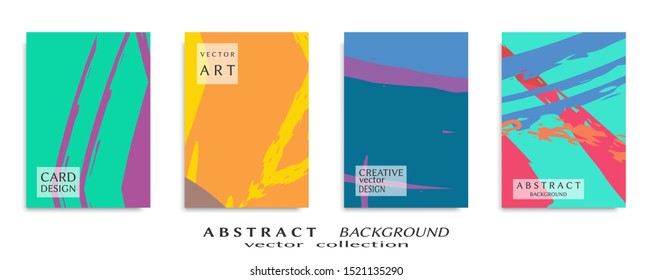 Abstract universal grunge art texture, web header template. Collage page, design for card, invitation, brochure brush strokes style, banner idea, book cover, booklet print, flyer sheet a4