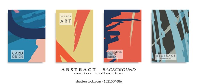 Abstract universal grunge art texture, web header template. Collage page, design for card, invitation, brochure brush strokes style, banner idea, book cover, booklet print, flyer sheet a4