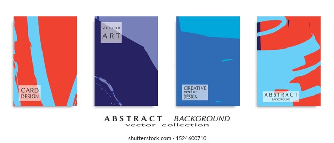 Abstract universal grunge art texture, web header template. Collage page, design for card, invitation, brochure brush strokes style, banner idea, book cover, booklet print, flyer sheet a4