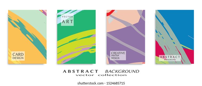 Abstract universal grunge art texture, web header template. Collage page, design for card, invitation, brochure brush strokes style, banner idea, book cover, booklet print, flyer sheet a4