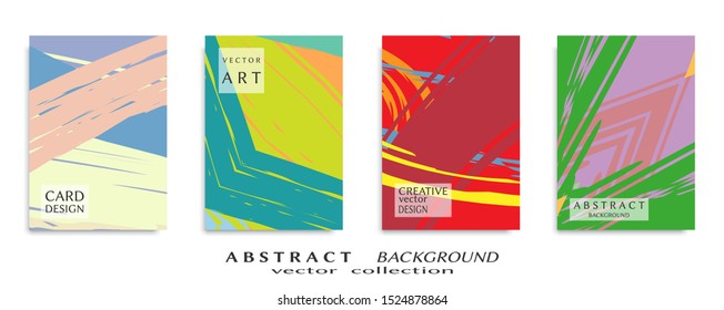 Abstract universal grunge art texture, web header template. Collage page, design for card, invitation, brochure brush strokes style, banner idea, book cover, booklet print, flyer sheet a4