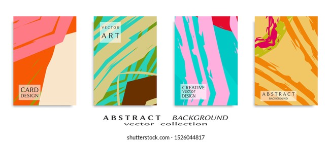 Abstract universal grunge art texture, web header template. Collage page, design for card, invitation, brochure brush strokes style, banner idea, book cover, booklet print, flyer sheet a4