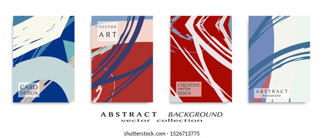 Abstract universal grunge art texture, web header template. Collage page, design for card, invitation, brochure brush strokes style, banner idea, book cover, booklet print, flyer sheet a4