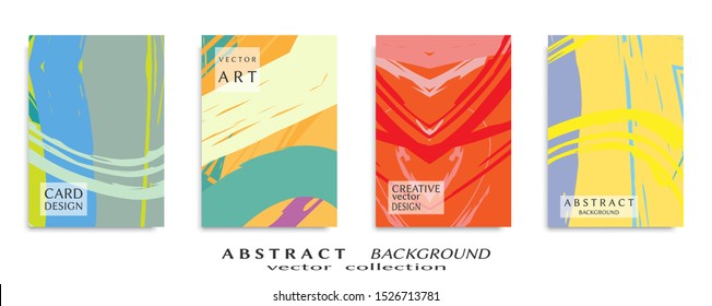 Abstract universal grunge art texture, web header template. Collage page, design for card, invitation, brochure brush strokes style, banner idea, book cover, booklet print, flyer sheet a4