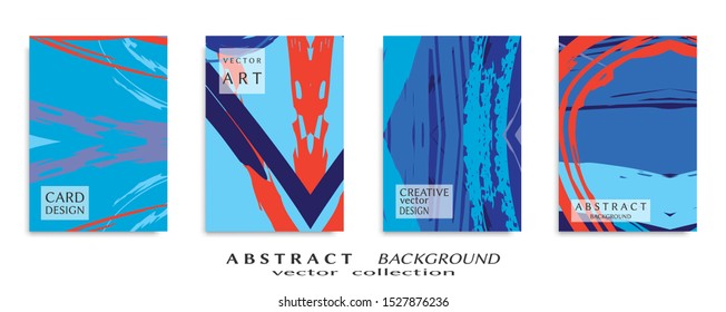 Abstract universal grunge art texture, web header template. Collage page, design for card, invitation, brochure brush strokes style, banner idea, book cover, booklet print, flyer sheet a4