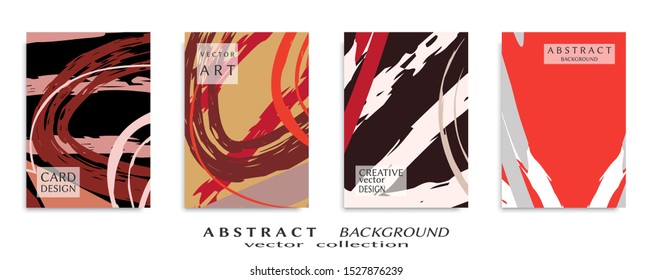 Abstract universal grunge art texture, web header template. Collage page, design for card, invitation, brochure brush strokes style, banner idea, book cover, booklet print, flyer sheet a4