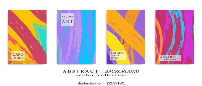 Abstract universal grunge art texture, web header template. Collage page, design for card, invitation, brochure brush strokes style, banner idea, book cover, booklet print, flyer sheet a4