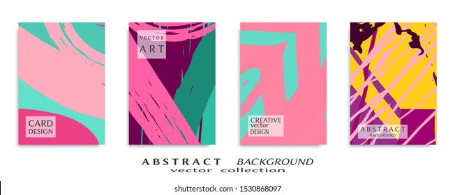 Abstract universal grunge art texture, web header template. Collage page, design for card, invitation, brochure brush strokes style, banner idea, book cover, booklet print, flyer sheet a4