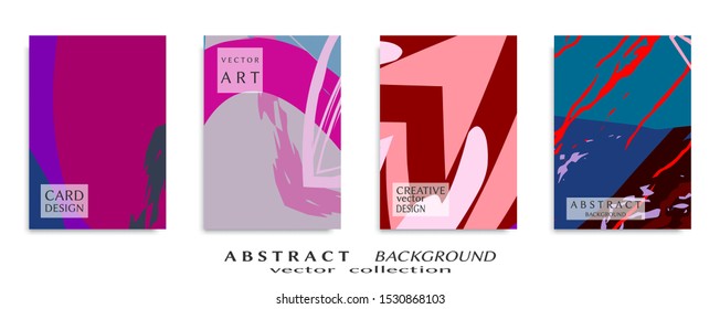 Abstract universal grunge art texture, web header template. Collage page, design for card, invitation, brochure brush strokes style, banner idea, book cover, booklet print, flyer sheet a4