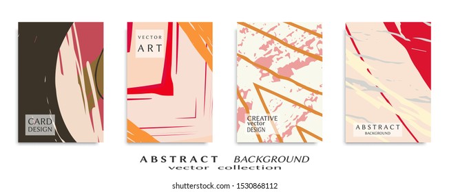 Abstract universal grunge art texture, web header template. Collage page, design for card, invitation, brochure brush strokes style, banner idea, book cover, booklet print, flyer sheet a4