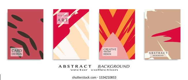 Abstract universal grunge art texture, web header template. Collage page, design for card, invitation, brochure brush strokes style, banner idea, book cover, booklet print, flyer sheet a4