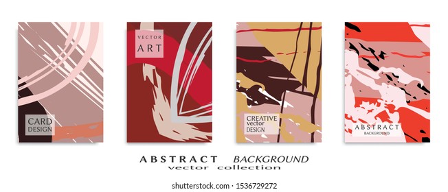 Abstract universal grunge art texture, web header template. Collage page, design for card, invitation, brochure brush strokes style, banner idea, book cover, booklet print, flyer sheet a4