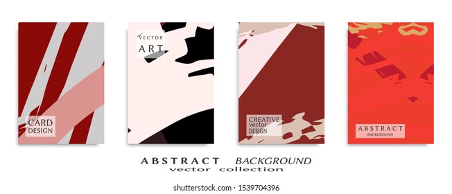 Abstract universal grunge art texture, web header template. Collage page, design for card, invitation, brochure brush strokes style, banner idea, book cover, booklet print, flyer sheet a4