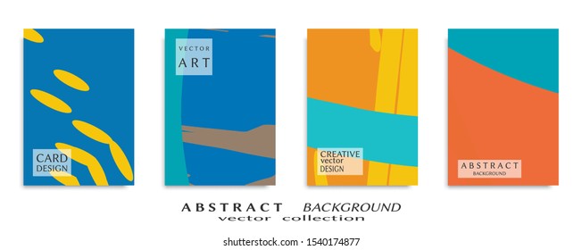 Abstract universal grunge art texture, web header template. Collage page, design for card, invitation, brochure brush strokes style, banner idea, book cover, booklet print, flyer sheet a4