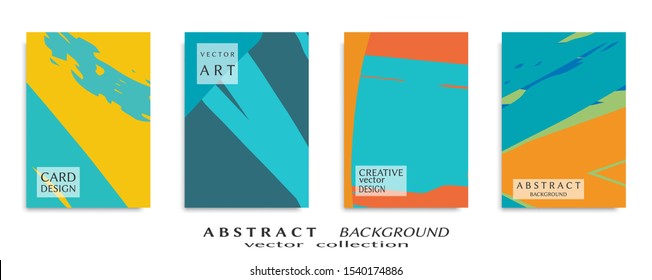 Abstract universal grunge art texture, web header template. Collage page, design for card, invitation, brochure brush strokes style, banner idea, book cover, booklet print, flyer sheet a4