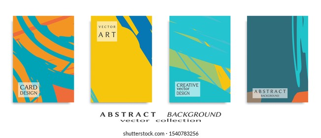 Abstract universal grunge art texture, web header template. Collage page, design for card, invitation, brochure brush strokes style, banner idea, book cover, booklet print, flyer sheet a4