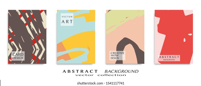 Abstract universal grunge art texture, web header template. Collage page, design for card, invitation, brochure brush strokes style, banner idea, book cover, booklet print, flyer sheet a4