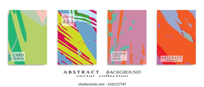 Abstract universal grunge art texture, web header template. Collage page, design for card, invitation, brochure brush strokes style, banner idea, book cover, booklet print, flyer sheet a4