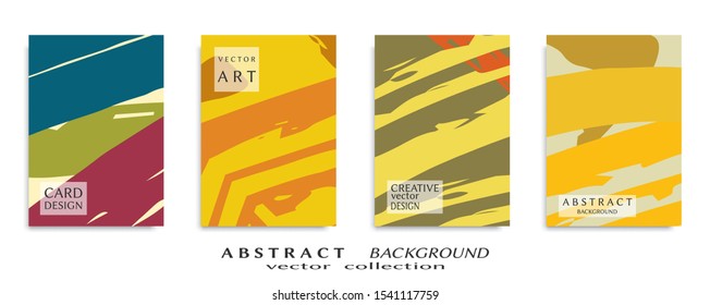 Abstract universal grunge art texture, web header template. Collage page, design for card, invitation, brochure brush strokes style, banner idea, book cover, booklet print, flyer sheet a4