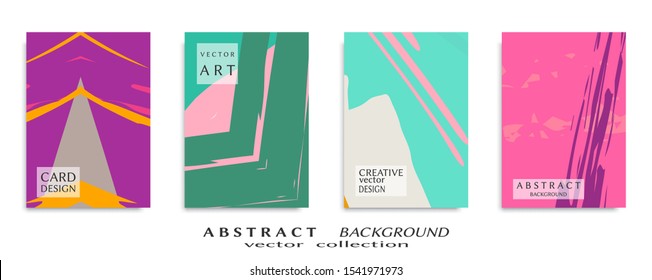 Abstract universal grunge art texture, web header template. Collage page, design for card, invitation, brochure brush strokes style, banner idea, book cover, booklet print, flyer sheet a4