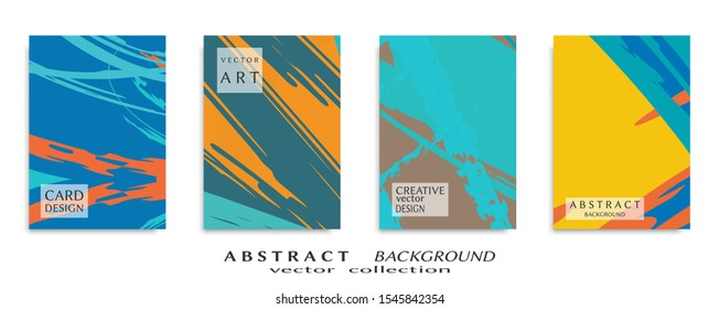 Abstract universal grunge art texture, web header template. Collage page, design for card, invitation, brochure brush strokes style, banner idea, book cover, booklet print, flyer sheet a4