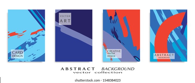 Abstract universal grunge art texture, web header template. Collage page, design for card, invitation, brochure brush strokes style, banner idea, book cover, booklet print, flyer sheet a4