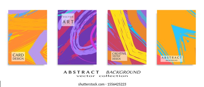 Abstract universal grunge art texture, web header template. Collage page, design for card, invitation, brochure brush strokes style, banner idea, book cover, booklet print, flyer sheet a4