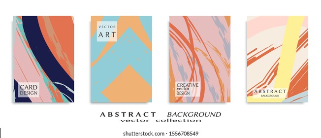 Abstract universal grunge art texture, web header template. Collage page, design for card, invitation, brochure brush strokes style, banner idea, book cover, booklet print, flyer sheet a4