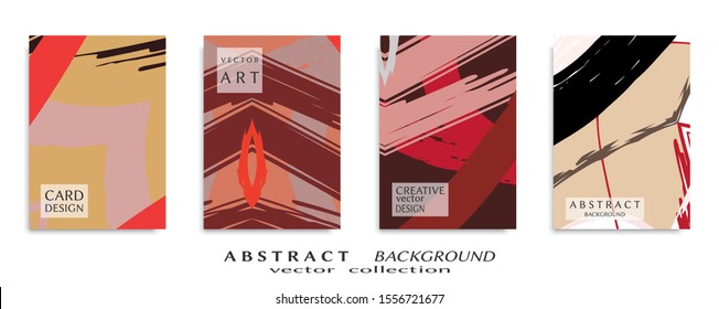 Abstract universal grunge art texture, web header template. Collage page, design for card, invitation, brochure brush strokes style, banner idea, book cover, booklet print, flyer sheet a4