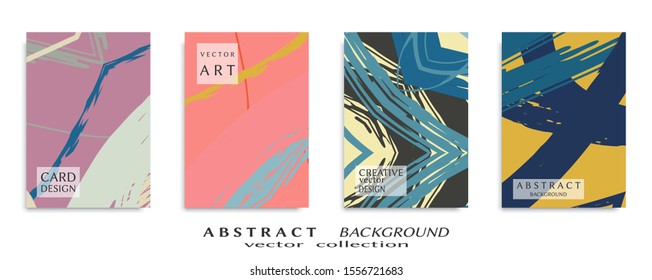 Abstract universal grunge art texture, web header template. Collage page, design for card, invitation, brochure brush strokes style, banner idea, book cover, booklet print, flyer sheet a4