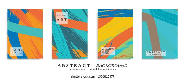 Abstract universal grunge art texture, web header template. Collage page, design for card, invitation, brochure brush strokes style, banner idea, book cover, booklet print, flyer sheet a4