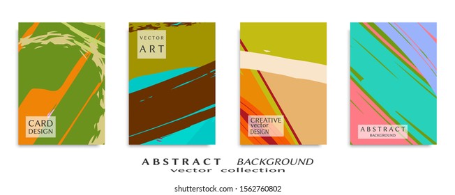 Abstract universal grunge art texture, web header template. Collage page, design for card, invitation, brochure brush strokes style, banner idea, book cover, booklet print, flyer sheet a4