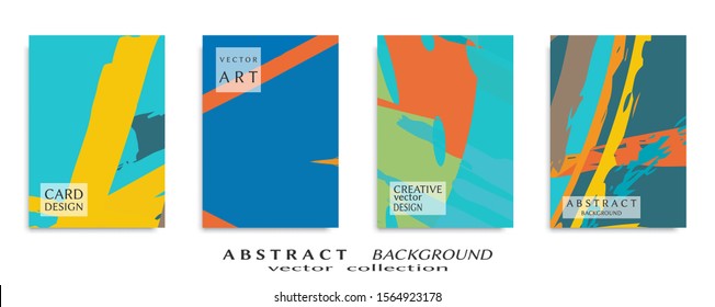 Abstract universal grunge art texture, web header template. Collage page, design for card, invitation, brochure brush strokes style, banner idea, book cover, booklet print, flyer sheet a4