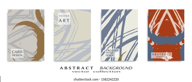 Abstract universal grunge art texture, web header template. Collage page, design for card, invitation, brochure brush strokes style, banner idea, book cover, booklet print, flyer sheet a4