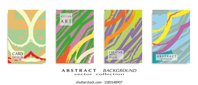 Abstract universal grunge art texture, web header template. Collage page, design for card, invitation, brochure brush strokes style, banner idea, book cover, booklet print, flyer sheet a4