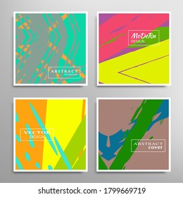 Resumen de la textura de arte de fondo universal. Fondo artístico creativo con pinceladas. Plantilla vectorial para tarjeta, invitación, vale, certificado. Diseño de moda para etiquetas, cubiertas, tejidos, folletos 