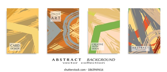 Abstract universal grunge art texture, web header template. Collage page, design for card, invitation, brochure brush strokes style, banner idea, book cover, booklet print, flyer sheet a4