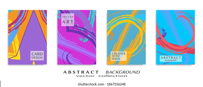 Abstract universal grunge art texture, web header template. Collage page, design for card, invitation, brochure brush strokes style, banner idea, book cover, booklet print, flyer sheet a4
