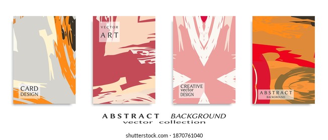 Abstract universal grunge art texture, web header template. Collage page, design for card, invitation, brochure brush strokes style, banner idea, book cover, booklet print, flyer sheet a4