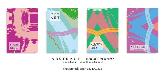 Abstract universal grunge art texture, web header template. Collage page, design for card, invitation, brochure brush strokes style, banner idea, book cover, booklet print, flyer sheet a4