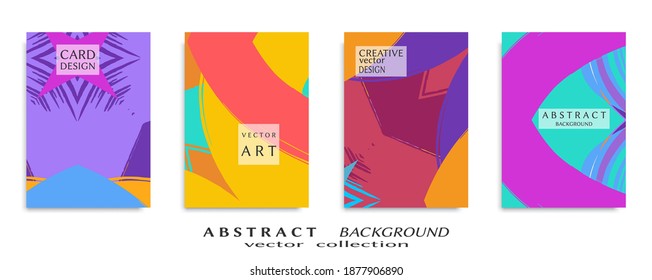 Abstract universal grunge art texture, web header template. Collage page, design for card, invitation, brochure brush strokes style, banner idea, book cover, booklet print, flyer sheet a4