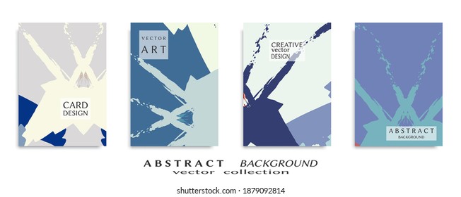 Abstract universal grunge art texture, web header template. Collage page, design for card, invitation, brochure brush strokes style, banner idea, book cover, booklet print, flyer sheet a4