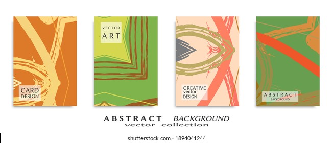 Abstract universal grunge art texture, web header template. Collage page, design for card, invitation, brochure brush strokes style, banner idea, book cover, booklet print, flyer sheet a4