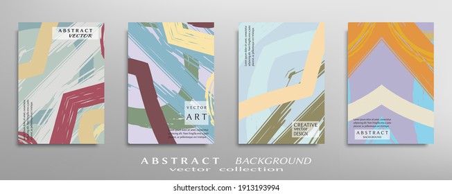 Abstract universal grunge art texture, web header template. Collage page, design for card, invitation, brochure brush strokes style, banner idea, book cover, booklet print, flyer sheet a4